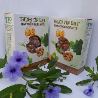  HẠT ĐIỀU RANG MUỐI VỎ LỤA ĐẠT TIÊU CHUẨN XUẤT KHẨU 500g - THỊNH TÍN ĐẠT - Loại 1 