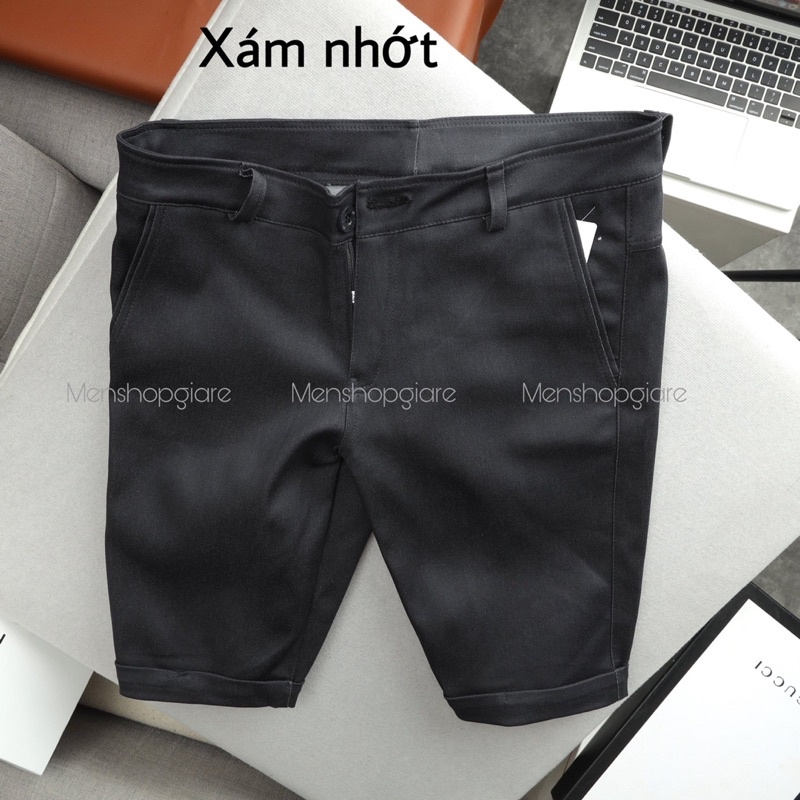 QUẦN SHORT KAKI NAM NGANG GỐI