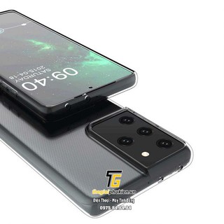 Ốp lưng silicon dẻo trong suốt Samsung Galaxy S21 Ultra