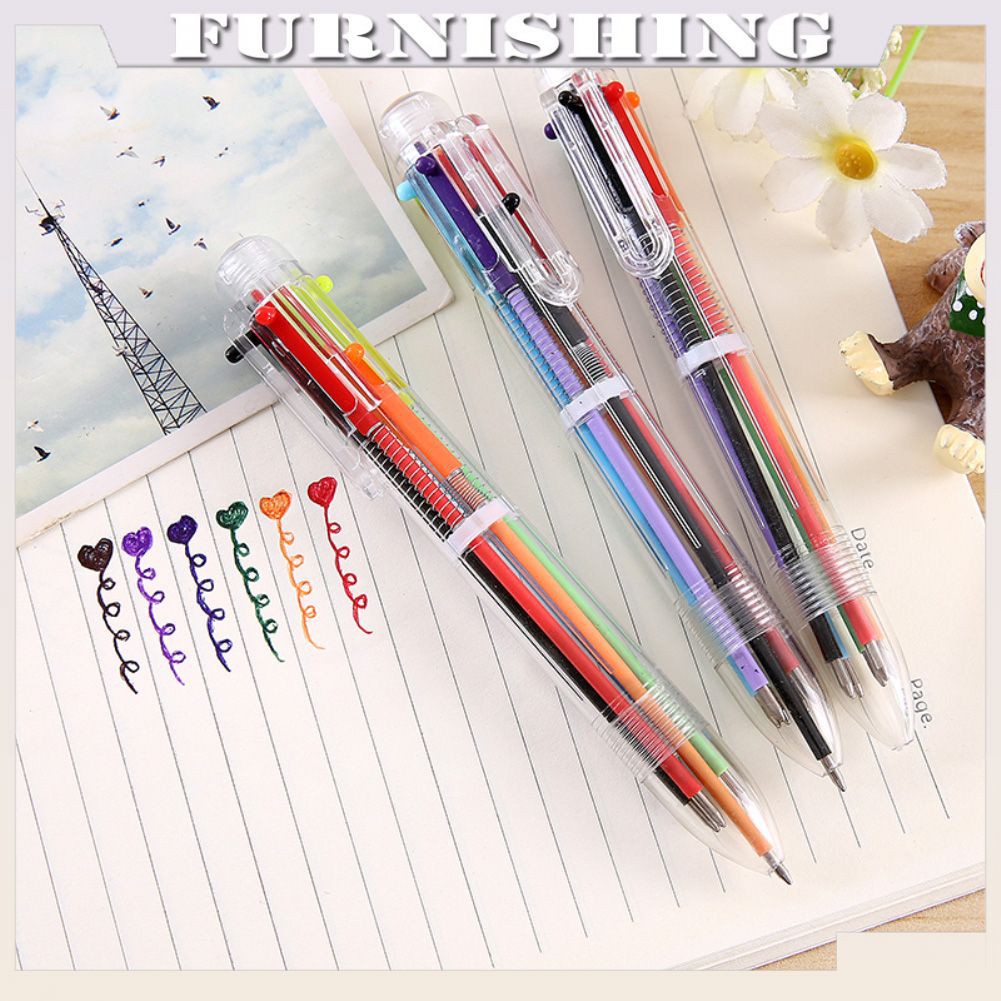 1 Bút Bi 6 Màu Đa Năng