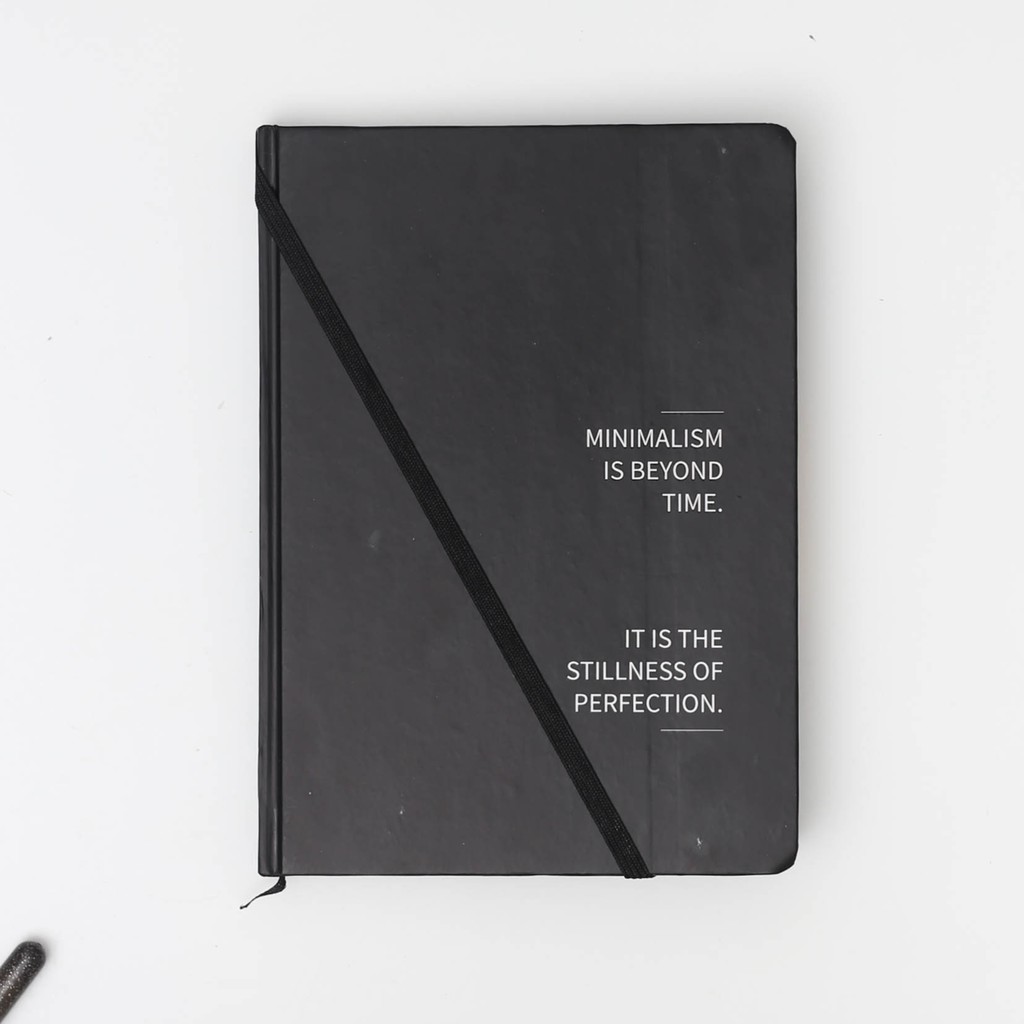 Sổ Grid Đen Crabit - The Black Book 130GSM - Sổ tay ghi chép, làm bullet journal - Sổ Minimalism