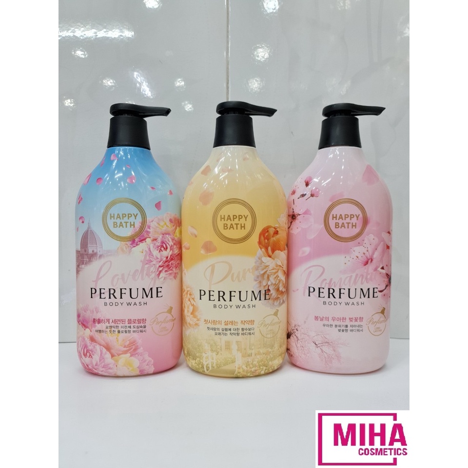 Sữa Tắm Hương Nước Hoa Happy Bath Perfume Body Wash 900g Hàn Quốc