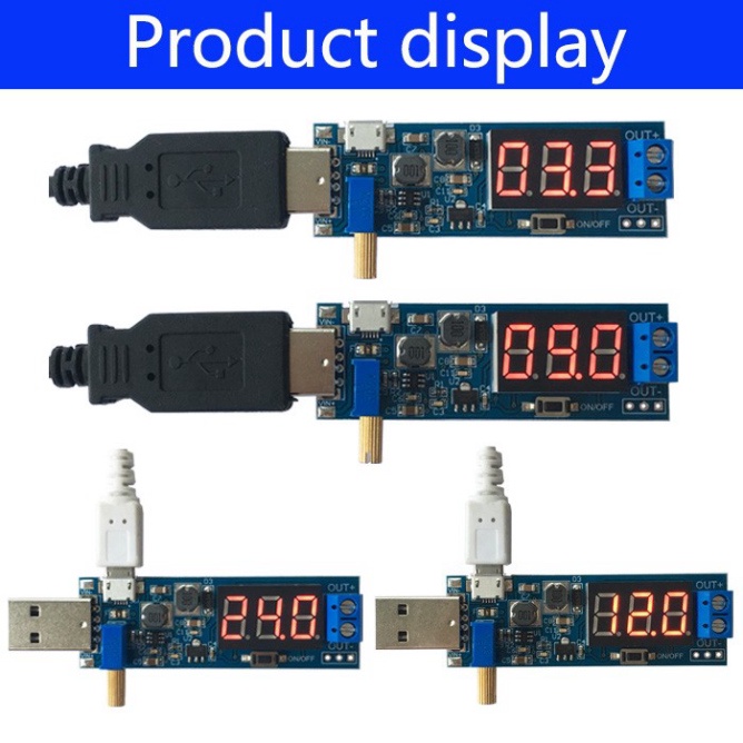 🍀Điều Tốc Quạt 0.5A🍀Mạch Nguồn Đa Năng DC1.2-24V 0.5A🍀Mạch Tăng Áp Kiêm Giảm Áp DC3.5~12V Ra 1.2~24V USB Và Micro USB