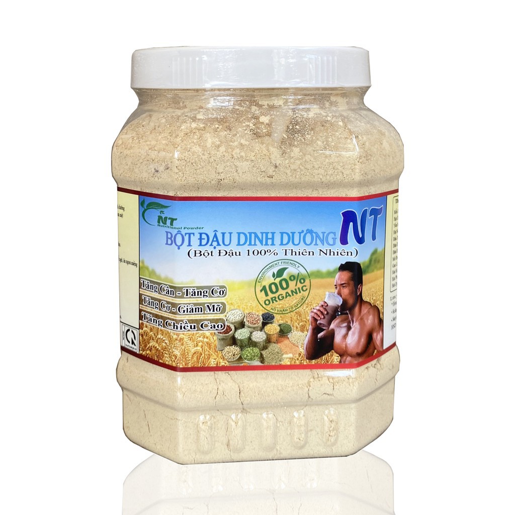 1KG BỘT NGŨ CỐC DINH DƯỠNG CAO CẤP, HỔ TRỢ TĂNG CÂN TĂNG CƠ0