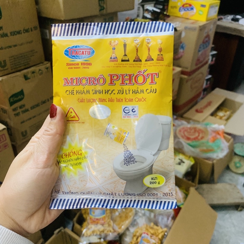 Men xử lý bể phốt microphot 200g