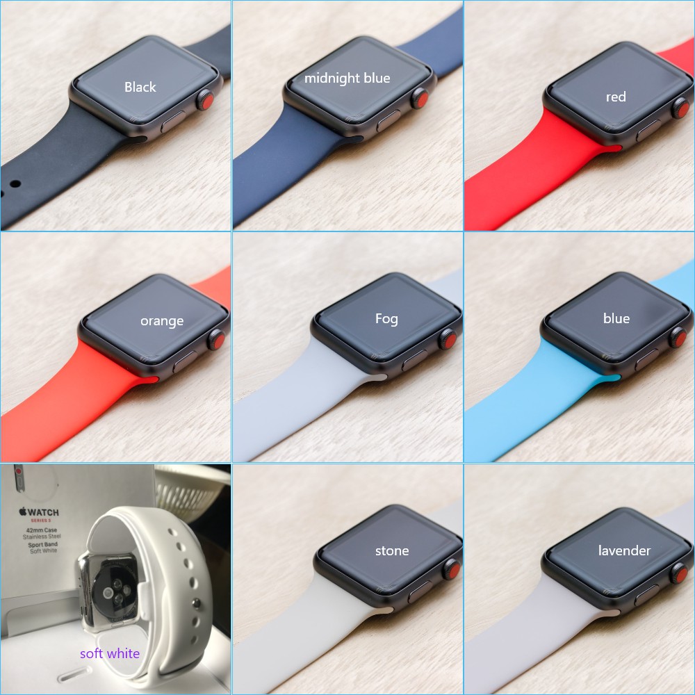 Dây cao su (sport band) apple watch, cam kết zin chính hãng apple