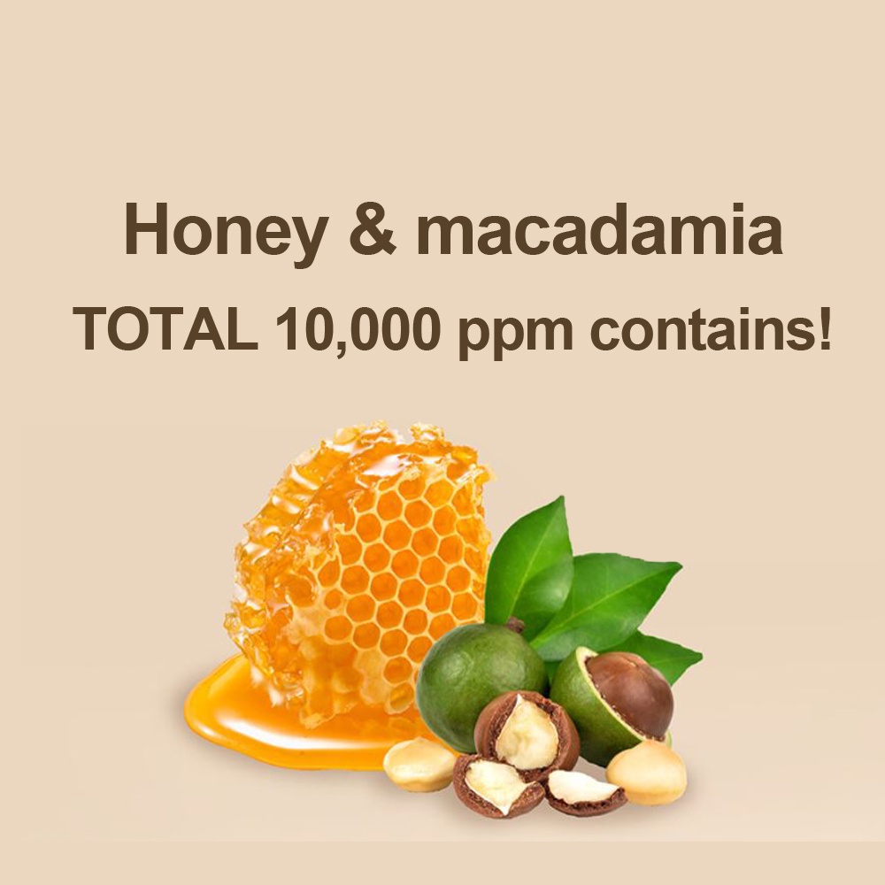 [Hàng mới về] Dầu gội đầu KUNDAL Honey & Macadamia thành phần tự nhiên cân bằng tinh khiết 500ml