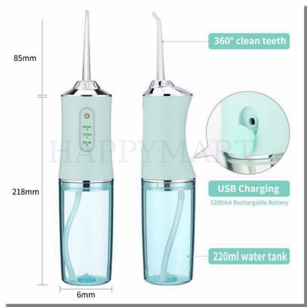 Máy tăm nước công nghệ chống nước vệ sinh răng miệng siêu sạch ,chính hãng Oral Irrigator