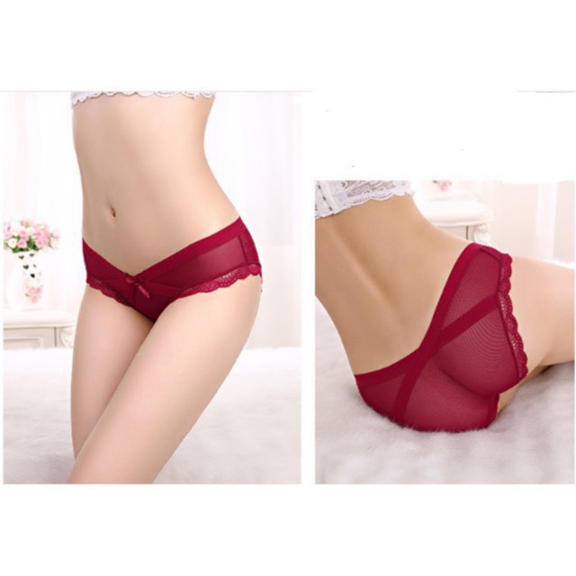 [Mã WARN10 giảm 10k đơn 99k] (SIZE 45-65 KG)QUẦN LÓT REN VẠT CHÉO -QUẦN CHIP REN VẠT CHÉO SEXY | WebRaoVat - webraovat.net.vn