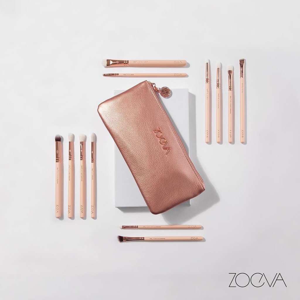 Bộ cọ mắt Zoeva Eye Complete Pink (Hồng)