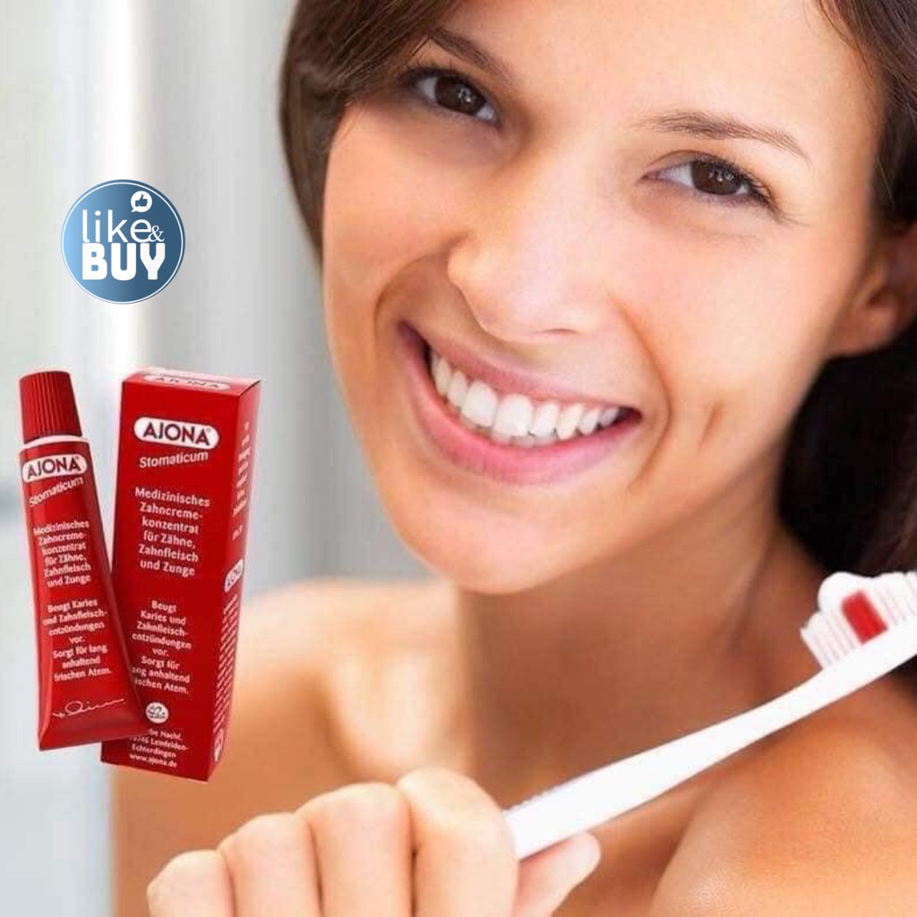 Kem đánh răng Ajona Đức 25ml chăm sóc chuyên sâu cho các vấn đề răng miệng - hàng ngoại Like&amp;Buy