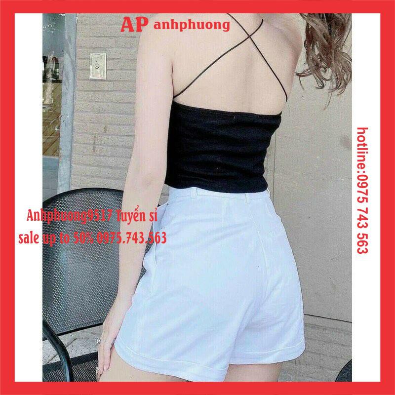 Áo Yếm thổ cẩm đan dây lưng chất cotton🍀freesize🌿form <55kg | BigBuy360 - bigbuy360.vn