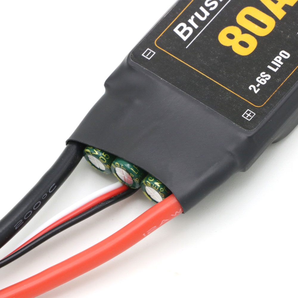 Bộ Điều Khiển Tốc Độ Không Chổi Than 80A ESC 2-6S Với 5V 5A UBEC Cho Máy Bay Trực Thăng Điều Khiển Từ Xa