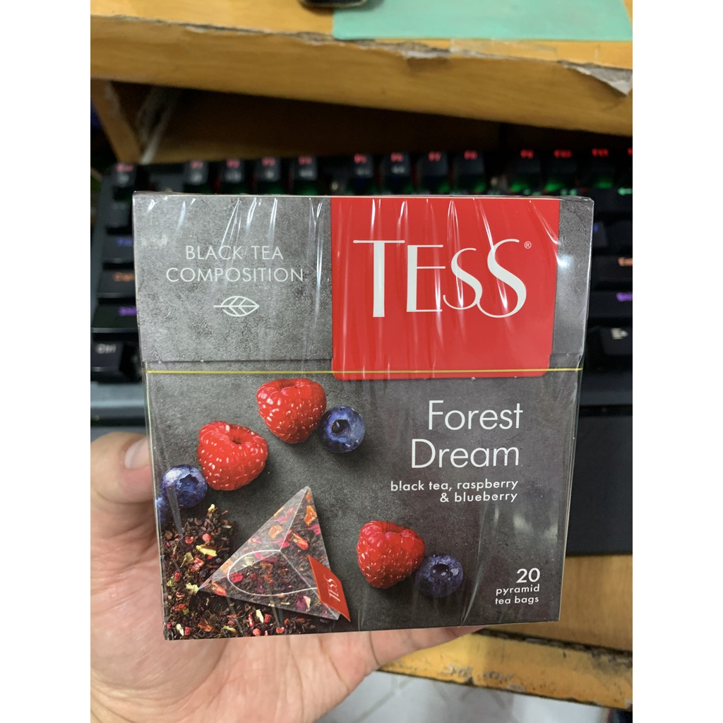 Trà Tess Nga Hộp 20 gói 3 vị mẫu mới Date mới