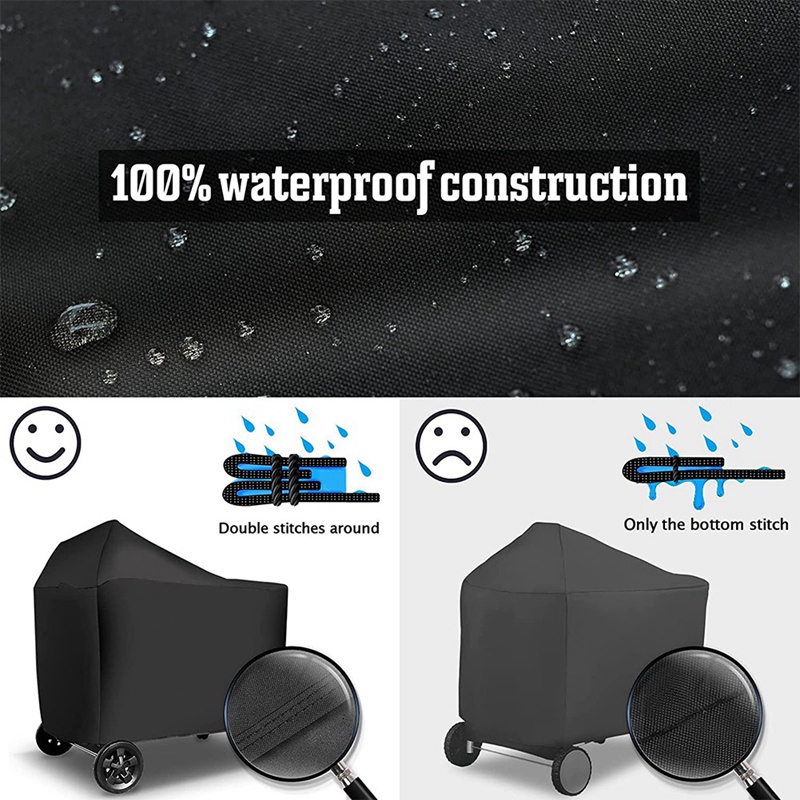 Tấm Phủ Lò Nướng BBQ Weber 7152 124X65X101cm Chống Thấm Nước Tiện Dụng Cho Cắm Trại Ngoài Trời