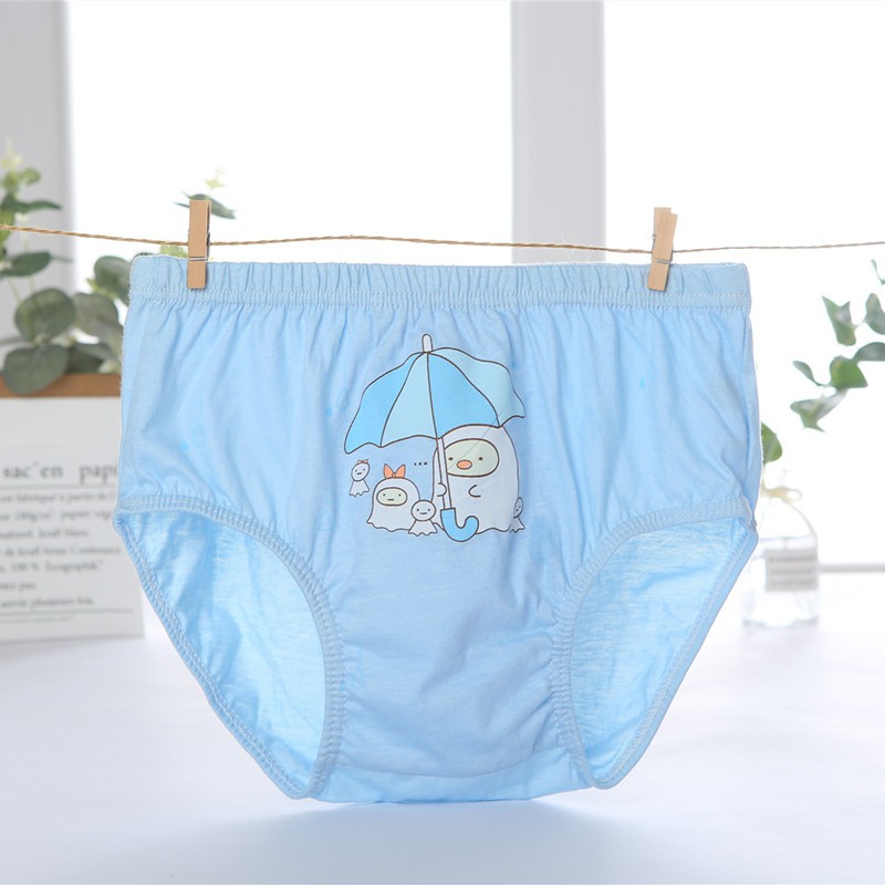 Hộp 5 quần lót bé trai Hàn Quốc 100% cotton mẫu Gấu Bắc Cực