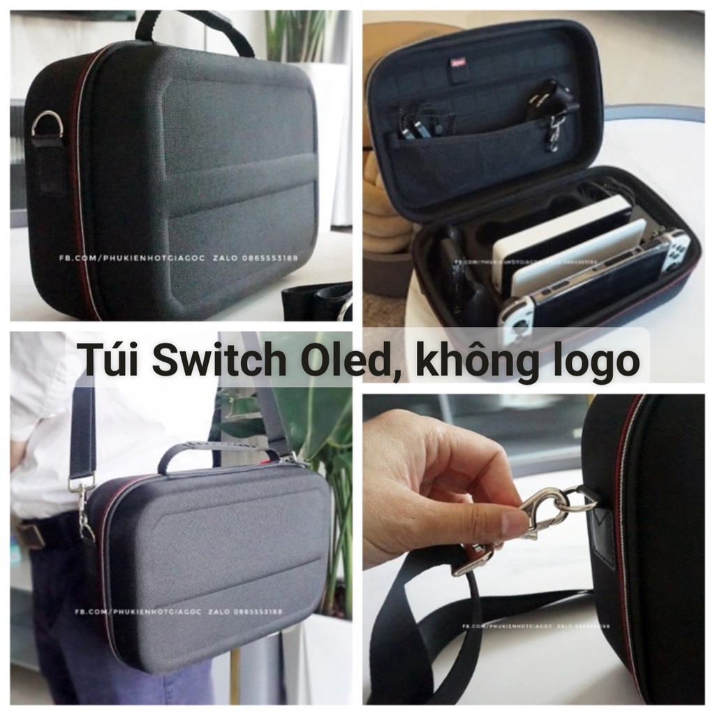 Túi đựng bao đựng chống sốc chống nước chống bẩn Nintendo Switch Oled / ver 1 / 2 và phụ kiện tay cầm, dock ...