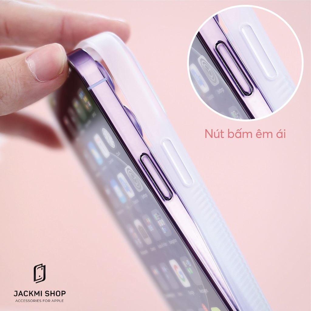 Ốp lưng ZAGG Iridescent Matte lưng nhám phản quang chống vân tay cho điện thoại ip 14 14 plus 14 pro 14 promax
