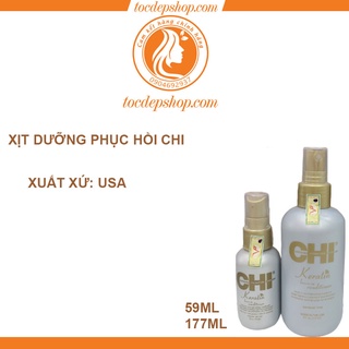 Xịt dưỡng phục hồi dành cho tóc hư tóc hư tổn Keratin CHI