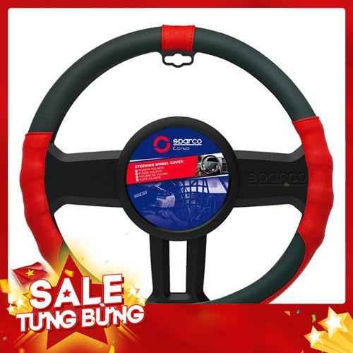 Bọc vô lăng Sparco SPC1113BK (đen, kem ,ghi)