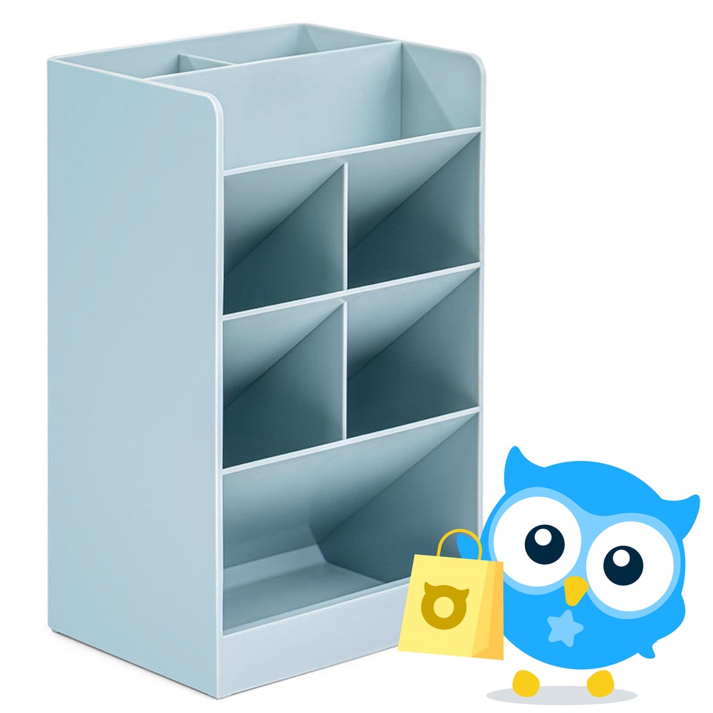 Kệ đựng bút Dicamon  ống đựng bút 7 ngăn basic  hộp cắm bút để bàn nhiều ngăn đa năng Deli văn phòng