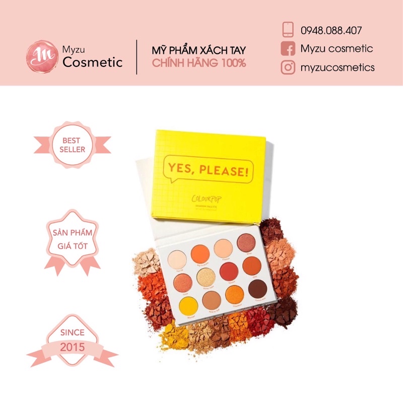 Bảng mắt Yes, please! Colourpop