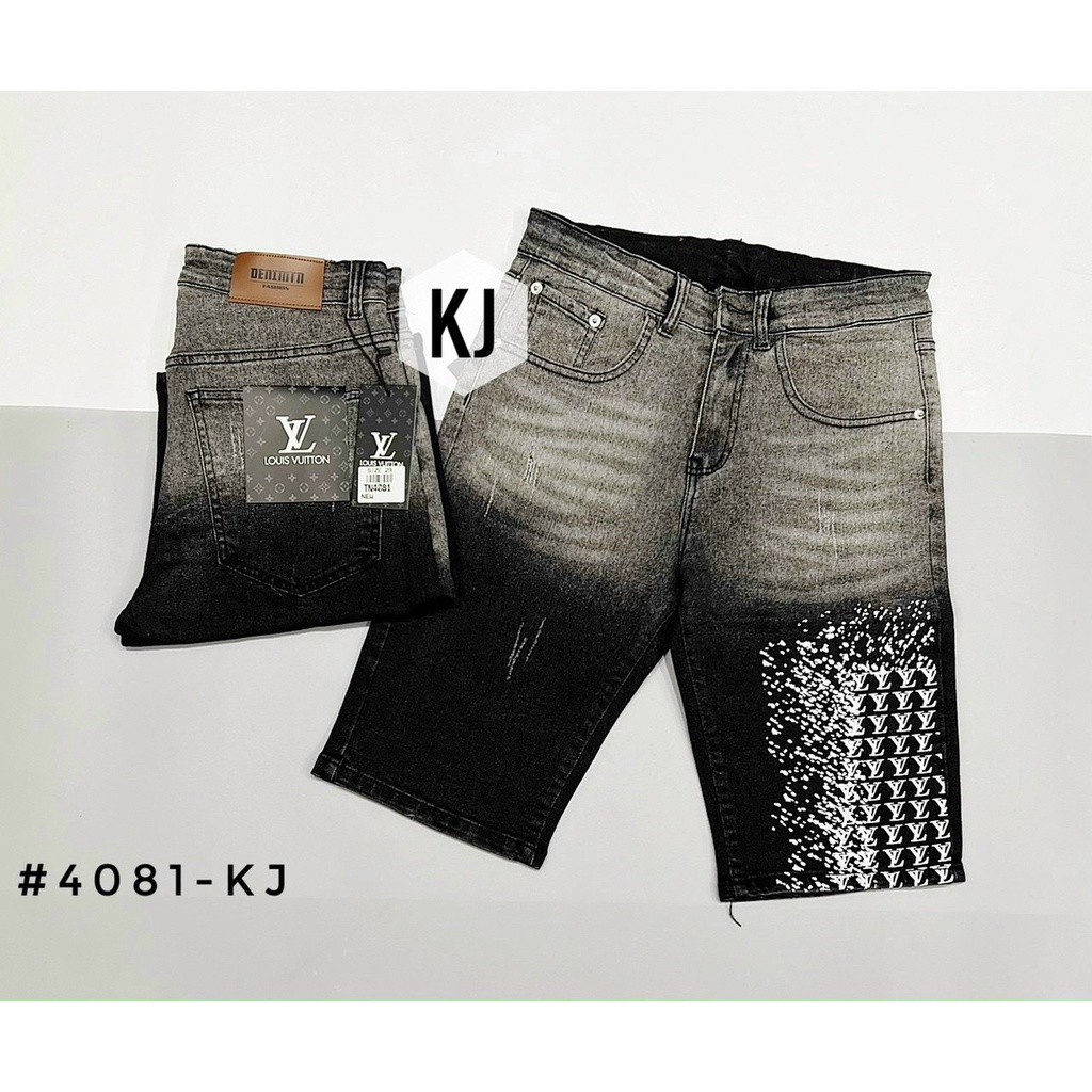 QUẦN SHORT JEAN LỬNG NAM XANH THÊU LOGO ĐẸP NHIỀU MẪU,CHẤT CO GIÃN RÁCH NHẸ GIÁ TỐT KAYSTORE