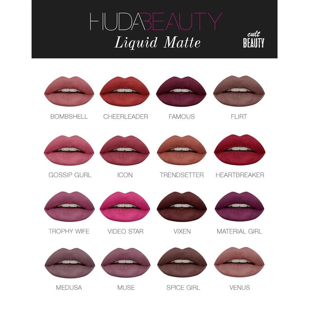 Son Kem Lì Huda Beauty Liquid Matte