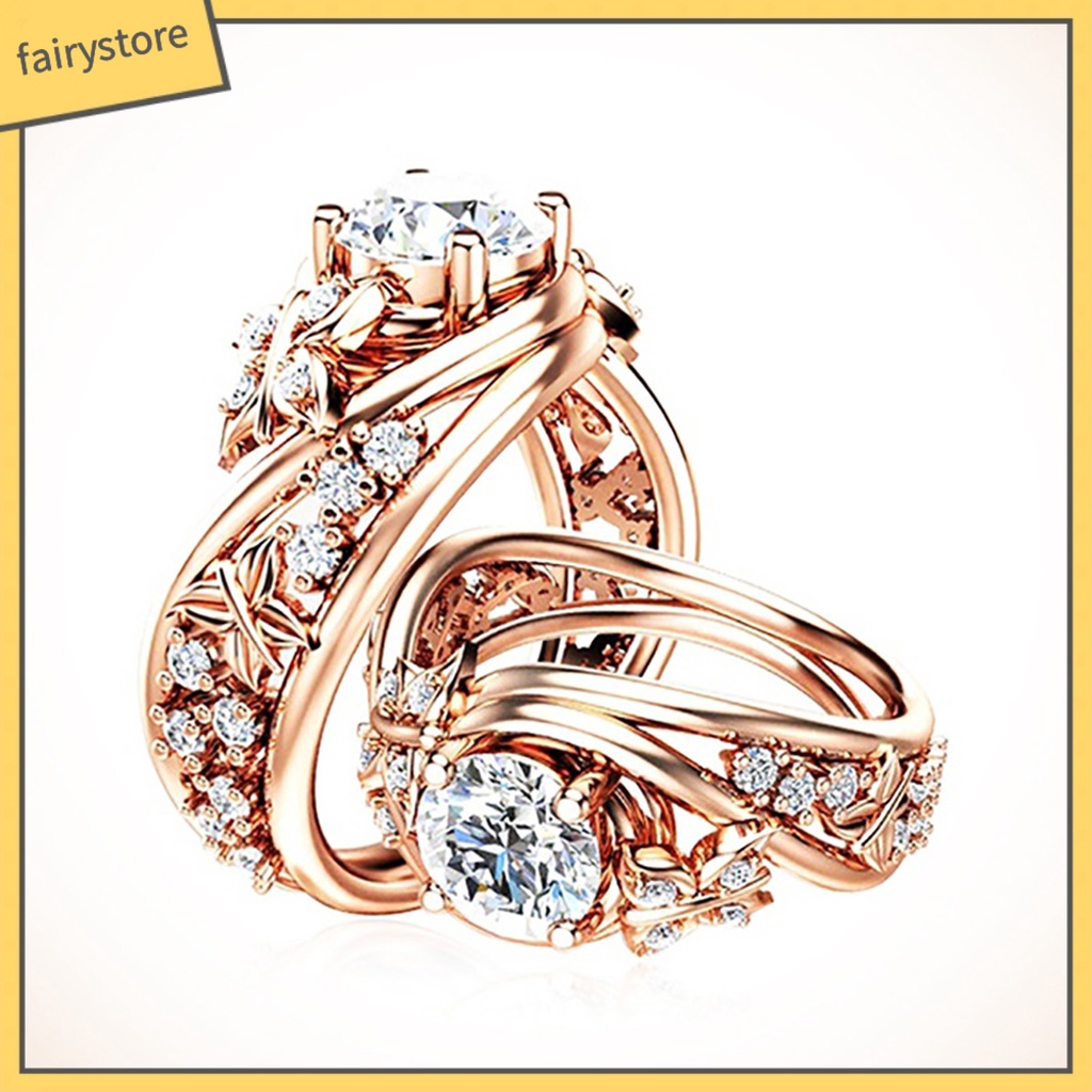 Nhẫn thời trang đính đá thanh lịch cho nữ