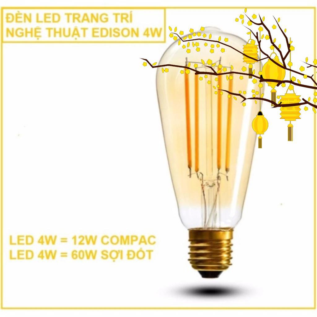 Bóng Led T64 4W Trang Trí Nghệ Thuật