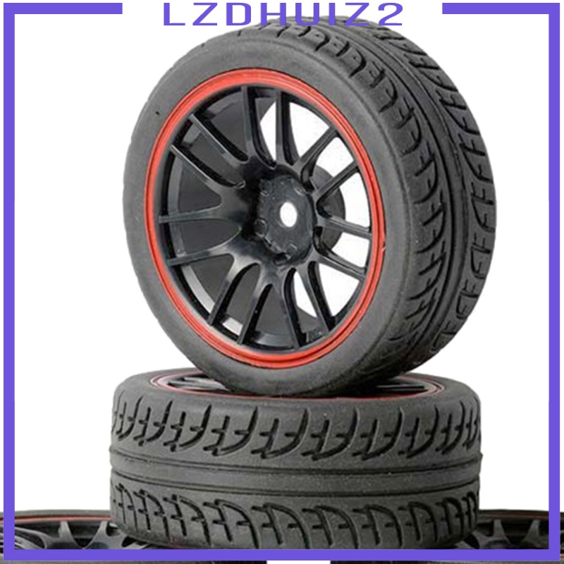 Bộ 4 Bánh Xe Địa Hình 75mm 1 / 14 1 / 16 12mm Cho Xe Điều Khiển Wltoys 144001 124018 124019 Xe Hơi Đồ Chơi Điều Khiển Từ Xa