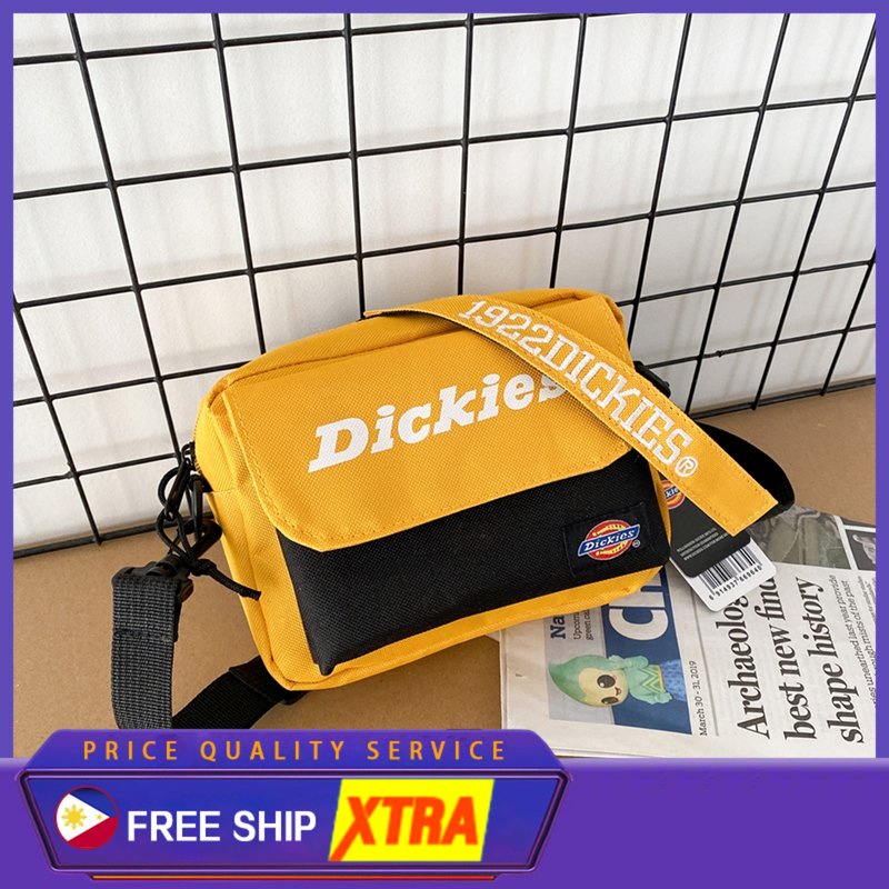Túi Chéo Dickies Hàn Quốc Unisex Canvas Thời Trang Quảng Trường Nhỏ Thể Thao Vai Túi