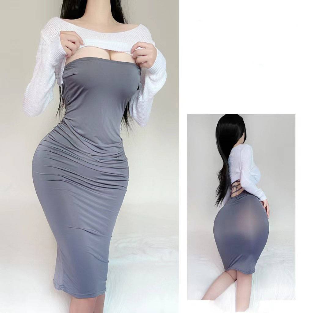 Đầm Ngủ Len Lưới Khoét Rỗng Quyến Rũ Cho Nữ