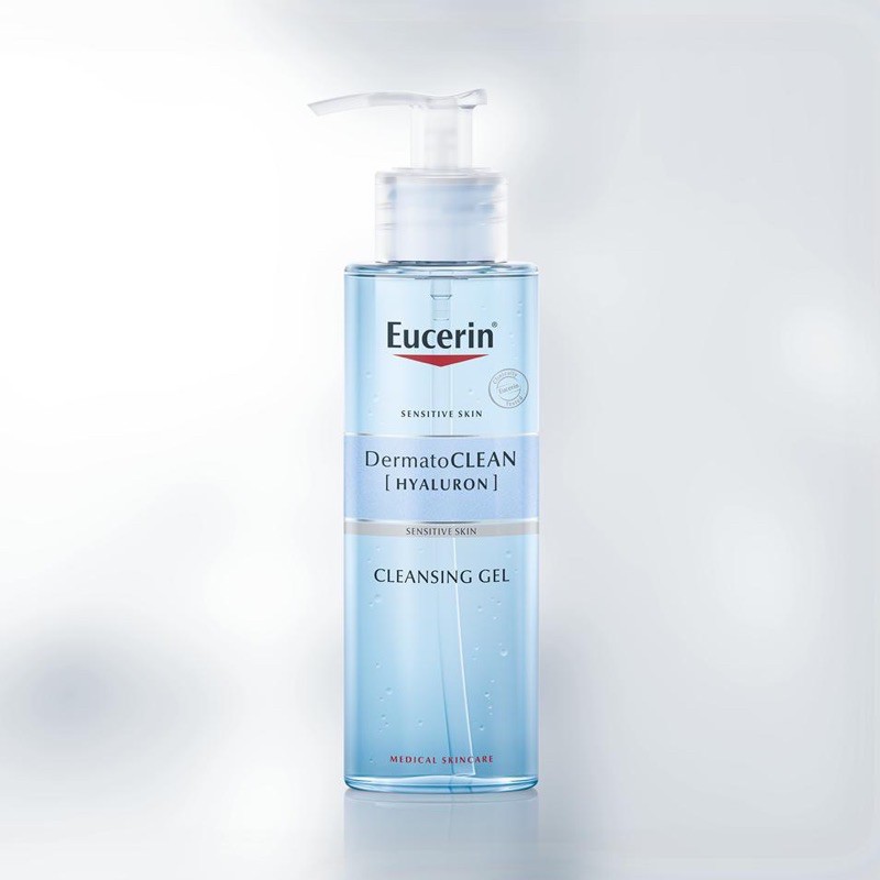 Sữa rửa mặt dạng gel dành cho da nhạy cảm Eucerin DermatoCLEAN Hyaluron Cleansing Gel 200ml - 63993