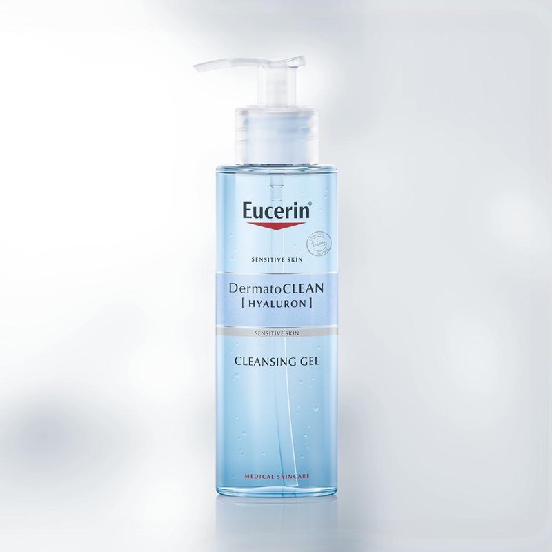 Sữa rửa mặt dạng gel dành cho da nhạy cảm Eucerin DermatoCLEAN Hyaluron Cleansing Gel - 63993