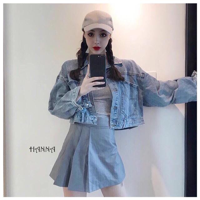 Áo Khoác Jean Nữ Cao Cấp Túi Hộp Sang Chảnh Mẫu Mới Thời Trang Hot 2021, Áo Khoác Bò Chất Đẹp Cao Cấp, Sành Điệu, Gifty | BigBuy360 - bigbuy360.vn