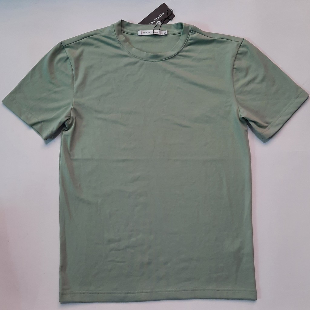Áo Thun Trơn Cổ Tròn Chất Cotton