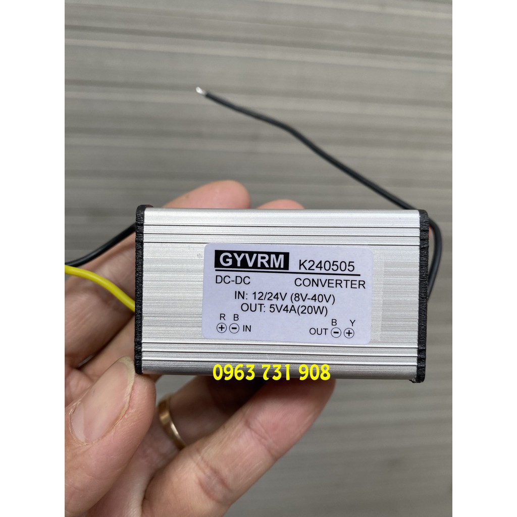 Bộ chuyển đổi nguồn điện 12V xuống 5V4A loại tốt