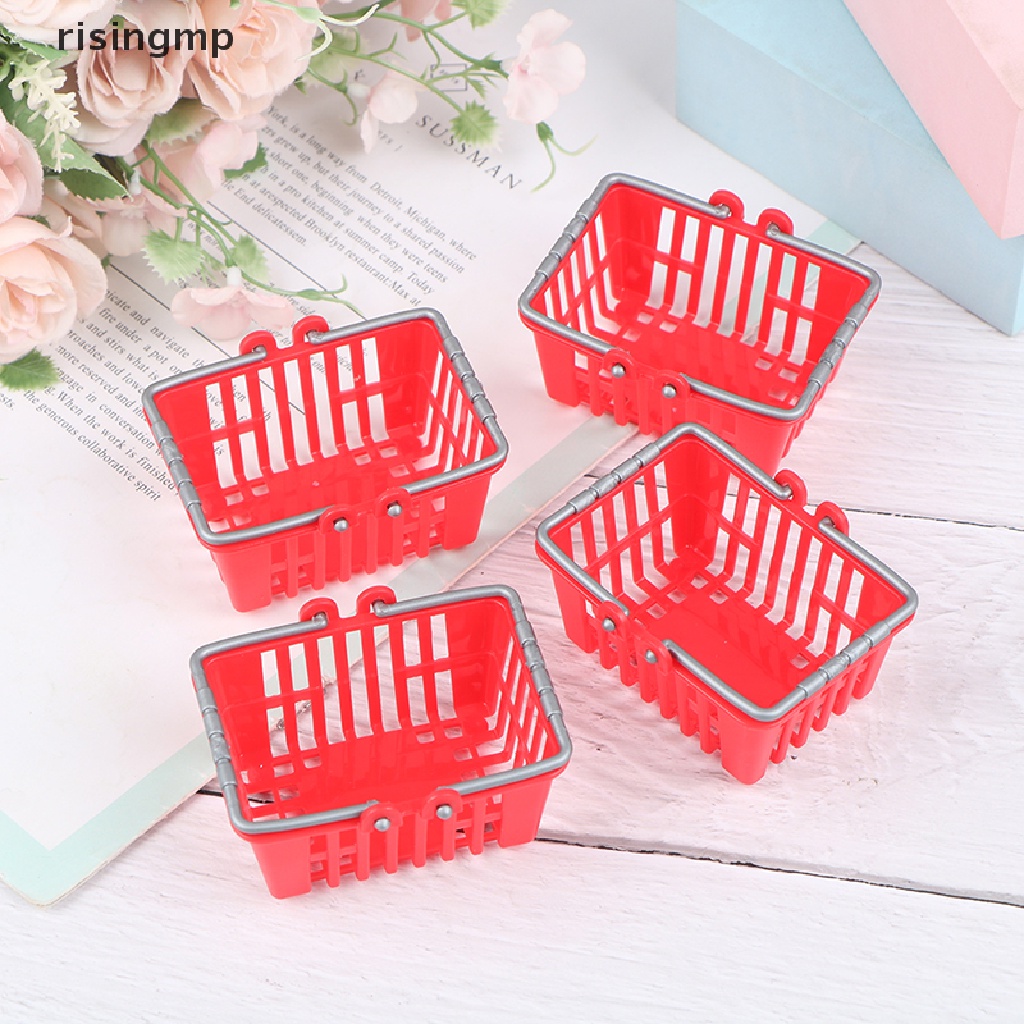 Mô Hình Giỏ Mua Sắm Mini Trang Trí Nhà Búp Bê ♨Trên đó