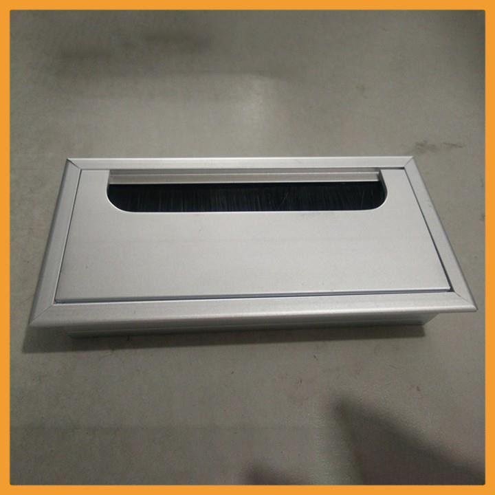 Nắp Luồn Dây Điện Chữ Nhật Nhựa - 1 Cái