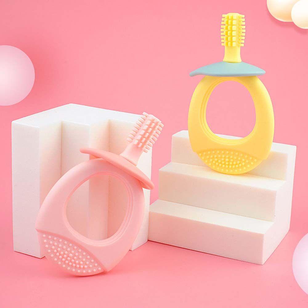 Bàn Chải Đánh Răng AUGUSTINA Cấp Thực Phẩm Bảo Vệ Răng Miệng Cho Bé