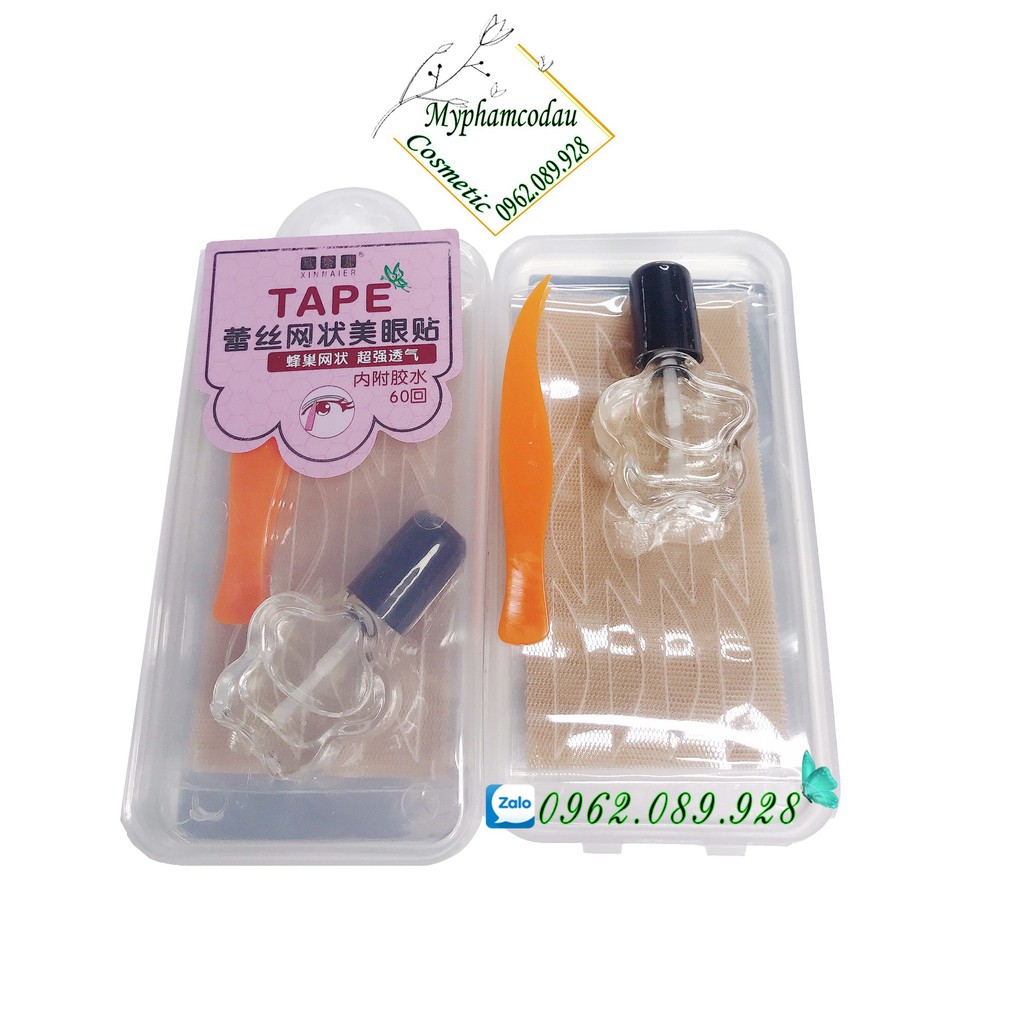 Kích Mí Lưới Tàng Hình Tape Cao Cấp , Có Keo Và Nhíp Gắp Đi Kèm ⭐ CÓ VIDEO HÀNG THẬT DO SHOP TỰ QUAY ⭐