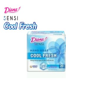 🍀🍀Combo 4 Băng Vệ Sinh Diana Sensi Cool Fresh hằng ngày (gói 20 miếng)