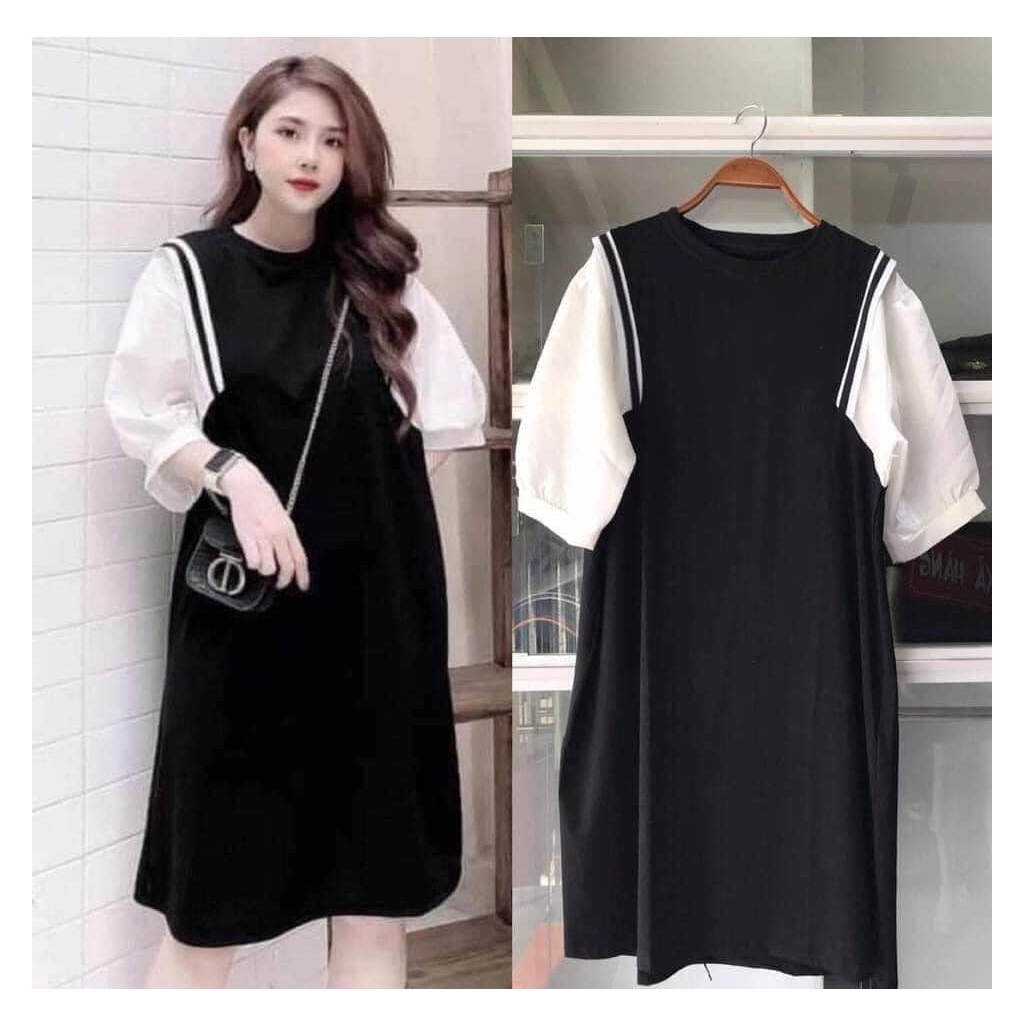 Váy bầu, đầm bầu dáng thể thao, trẻ trung, năng động, chất vải cotton mềm mát, freesize dưới 68kg