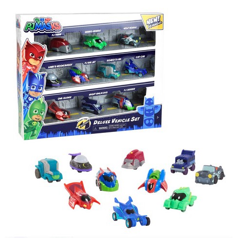 Đồ chơi PJ MASKS Set 10 chiếc mini.New