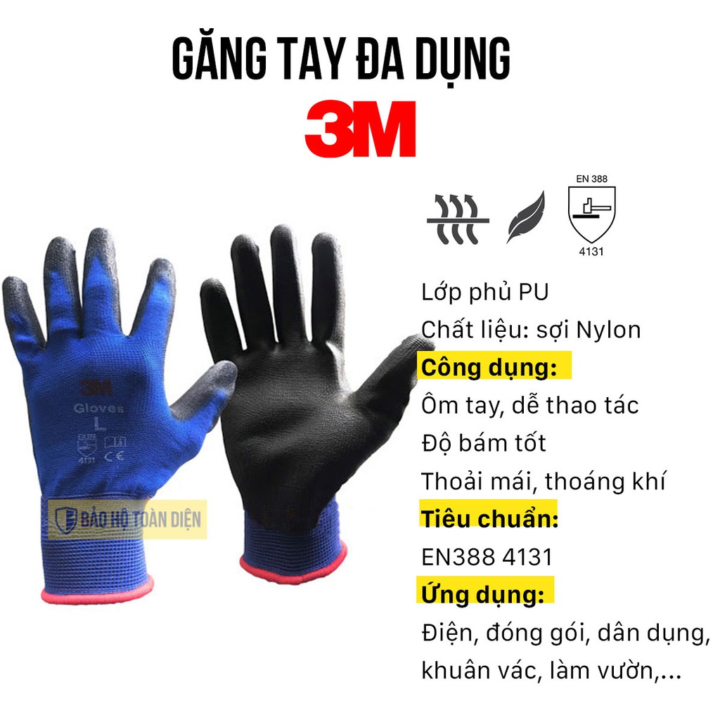 Găng tay đa dụng 3M chống cắt cấp độ 1