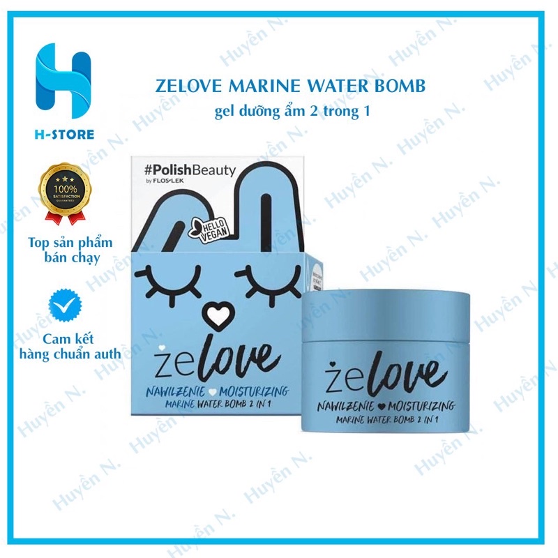 Gel dưỡng ẩm Floslek Ze Love Moisturizing Marine Water 2 in 1- Cấp nước, dưỡng ẩm chuyên sâu