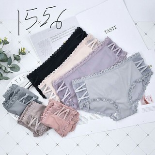 Quần lót cotton tăm đan dây hông CỰC XINH, hút mồ hôi, thoáng khí, khử mùi