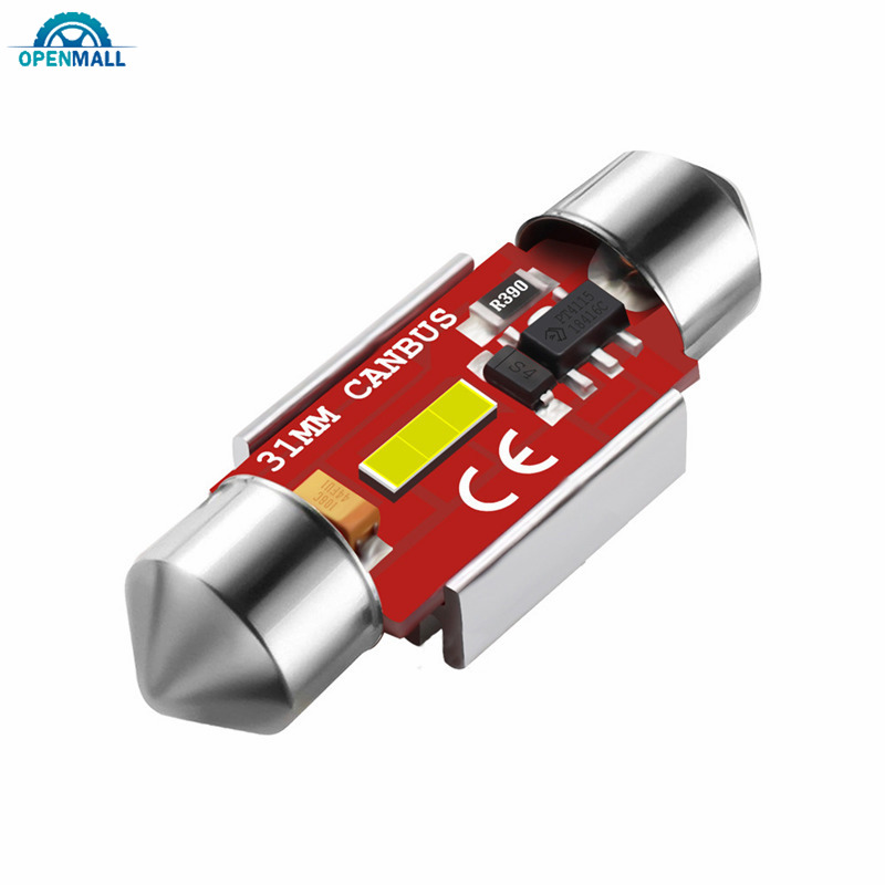 Đèn Led C5W 1860 Smd 31-41mm chiếu ánh sáng trắng cho xe hơi