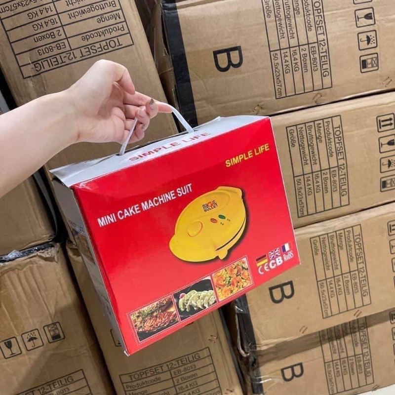 Khuôn bánh bông lan, máy nướng bánh bông lan hình thú, hàng chính hãng Vịt Vàng